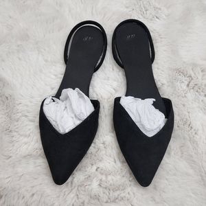 H&M Black Pointed Toe Flats
